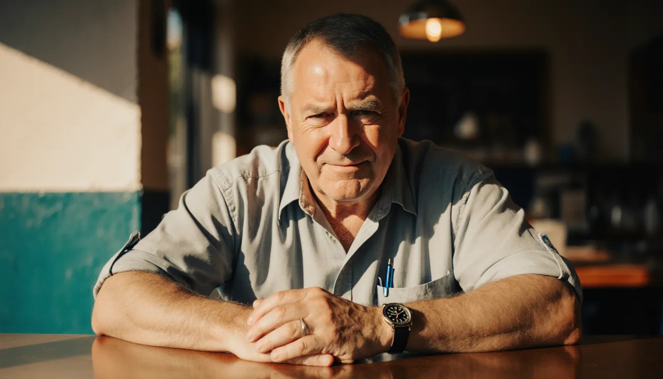 Tradie business owner under pressure showing why good intentions fail in business